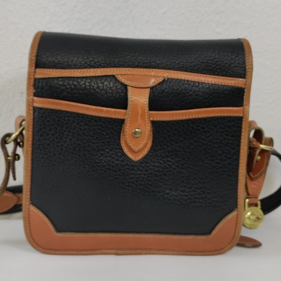 Dooney &  Bourke Vintage Black AWL Surrey Crossbody Bag - Picture 3 of 13
